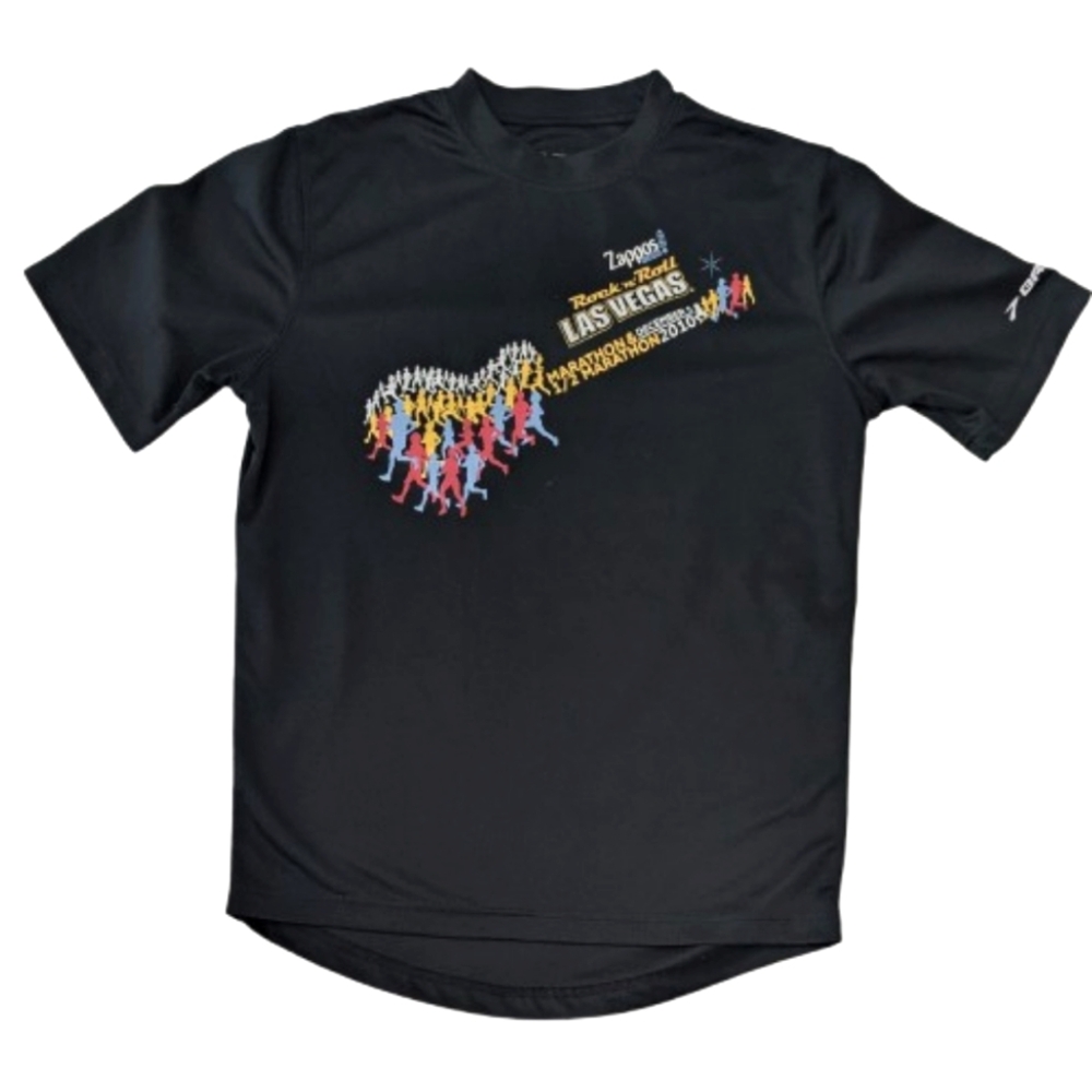 Brooks Rock n Roll Las Vegas 2010 Marathon Athletic Shirt